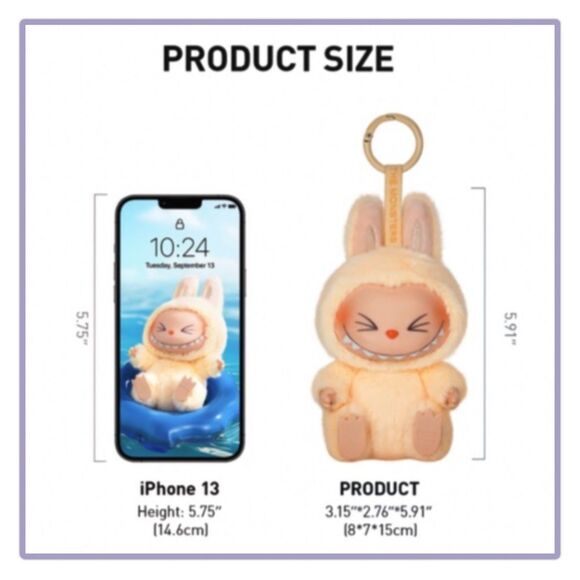 Labubu Have A Seat Vinyl Plush Face Blind Box - Zizi - Picture 5 of 16